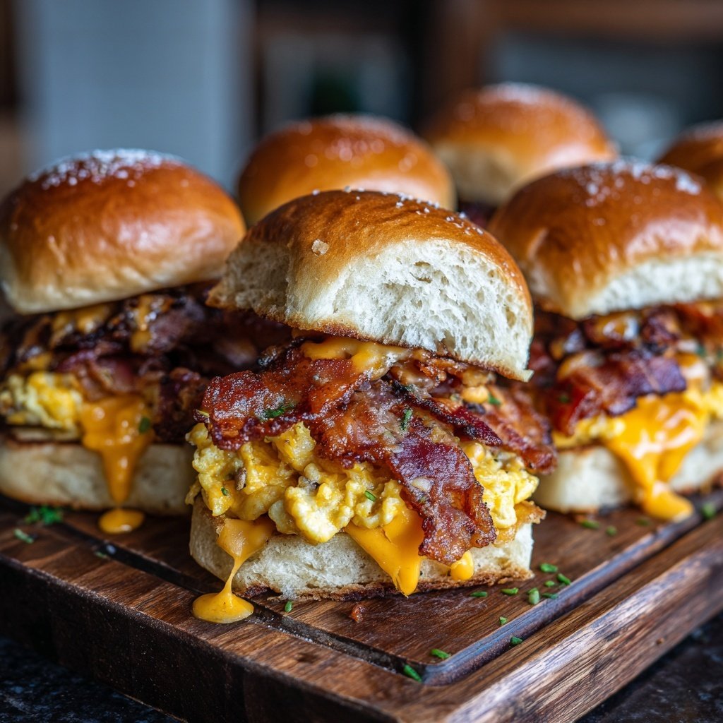 Crowd Friendly Breakfast Sliders