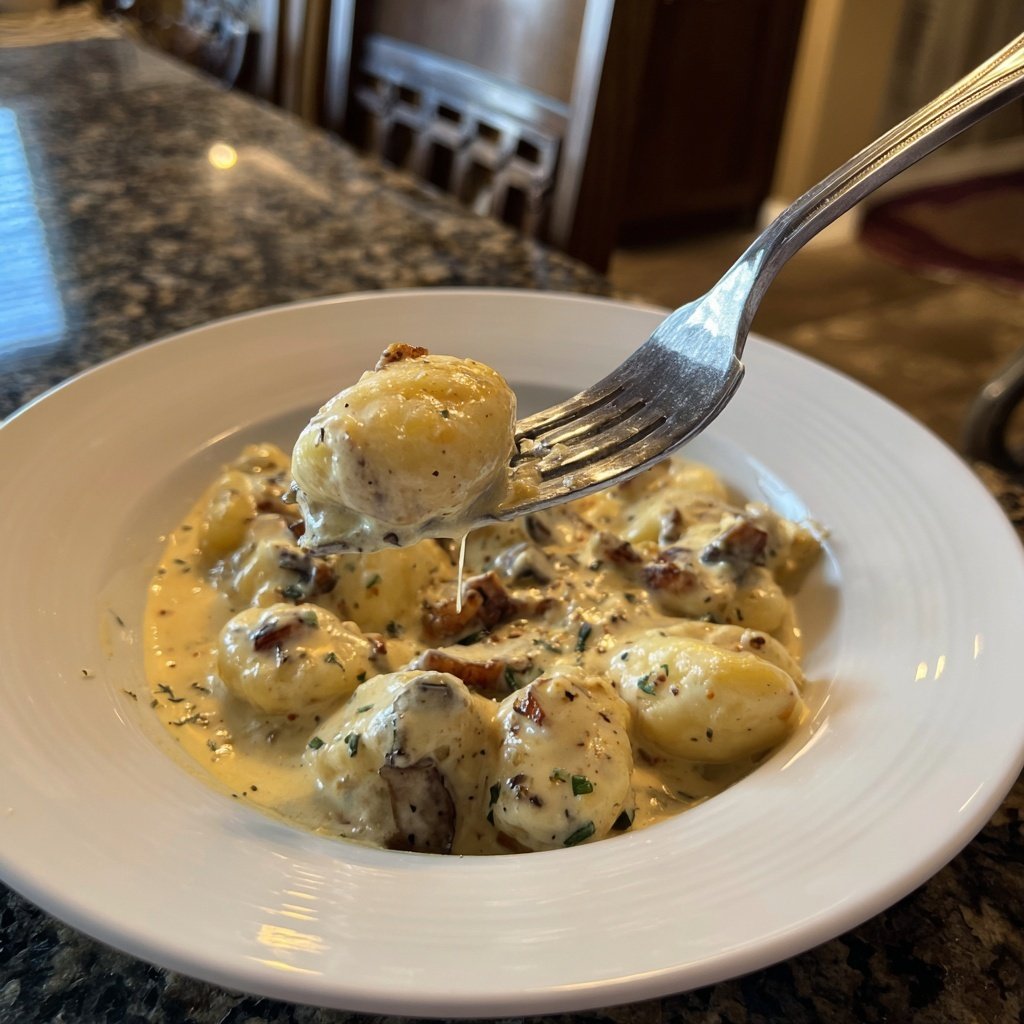 Truffle Gnocchi with Cream Sauce