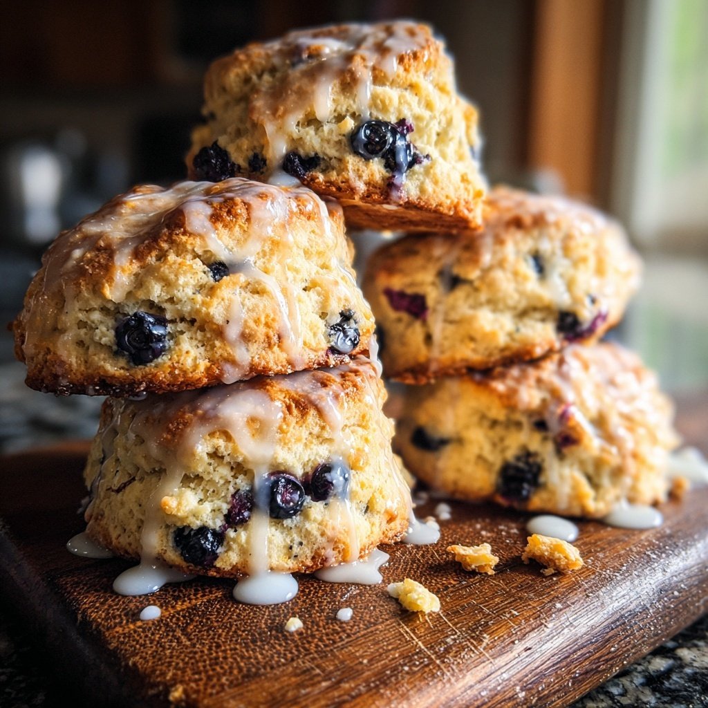 Blueberry Lemon Breakfast Scones