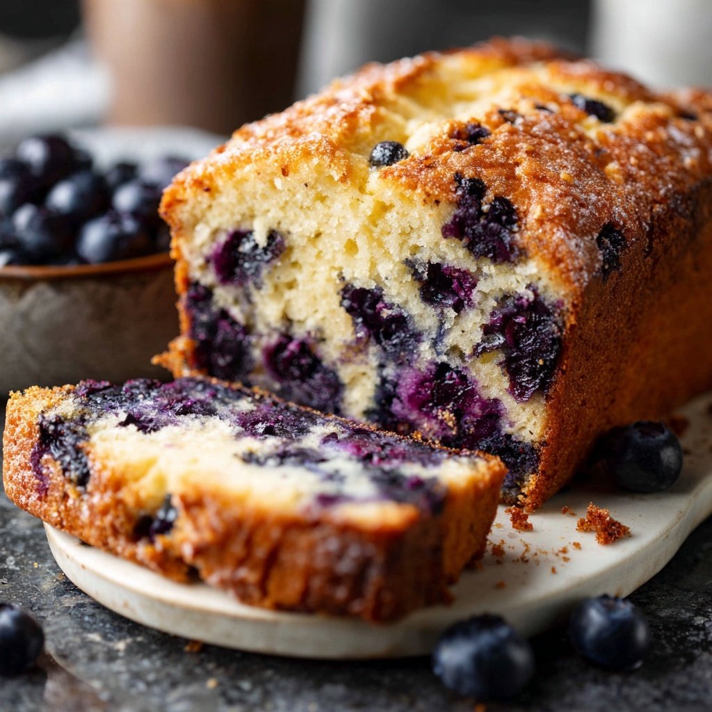 Blueberry Lemon Yogurt Bread