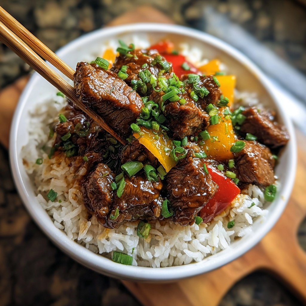 High Protein Beef Rice Bowl