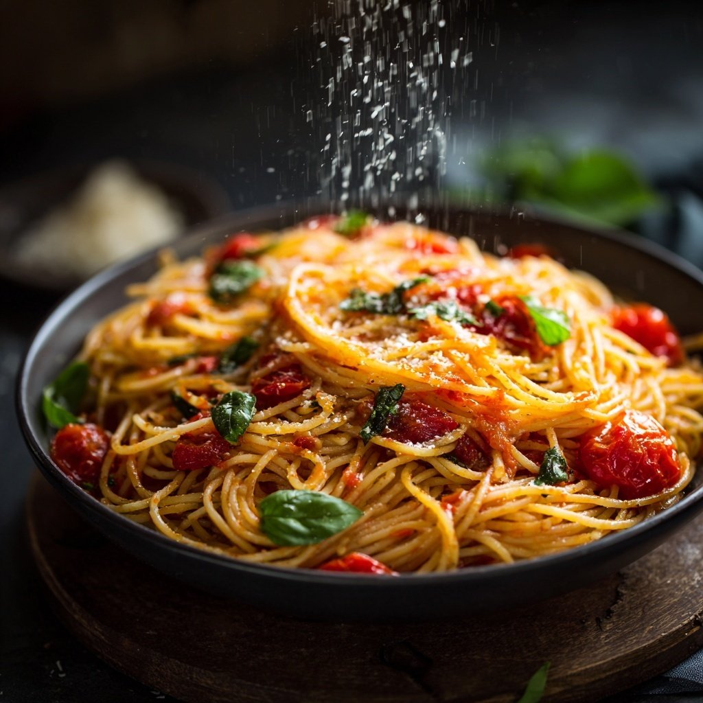 Easy Angel Hair Pasta With Tomato Basil Sauce