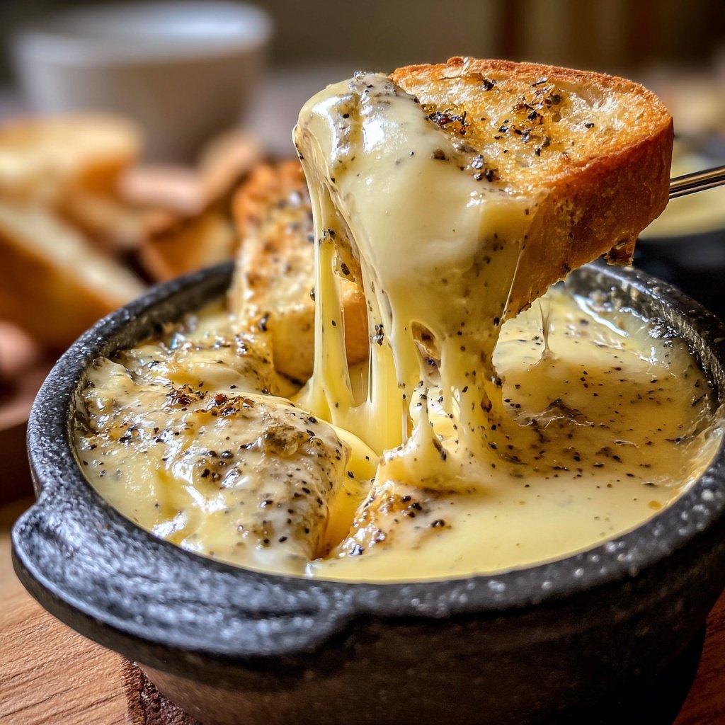 Fondue with Truffle Cheese