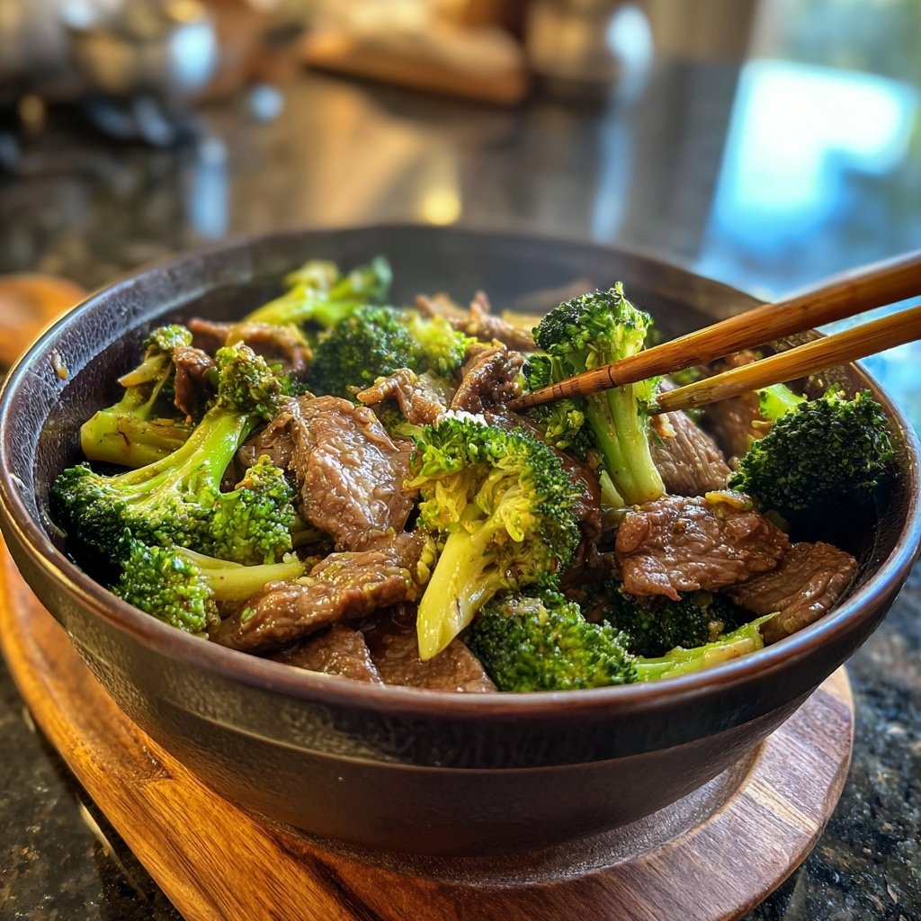High Protein Beef And Broccoli Bowl