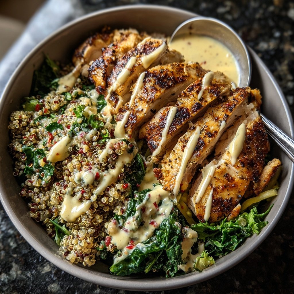 High Protein Chicken Meal Bowl