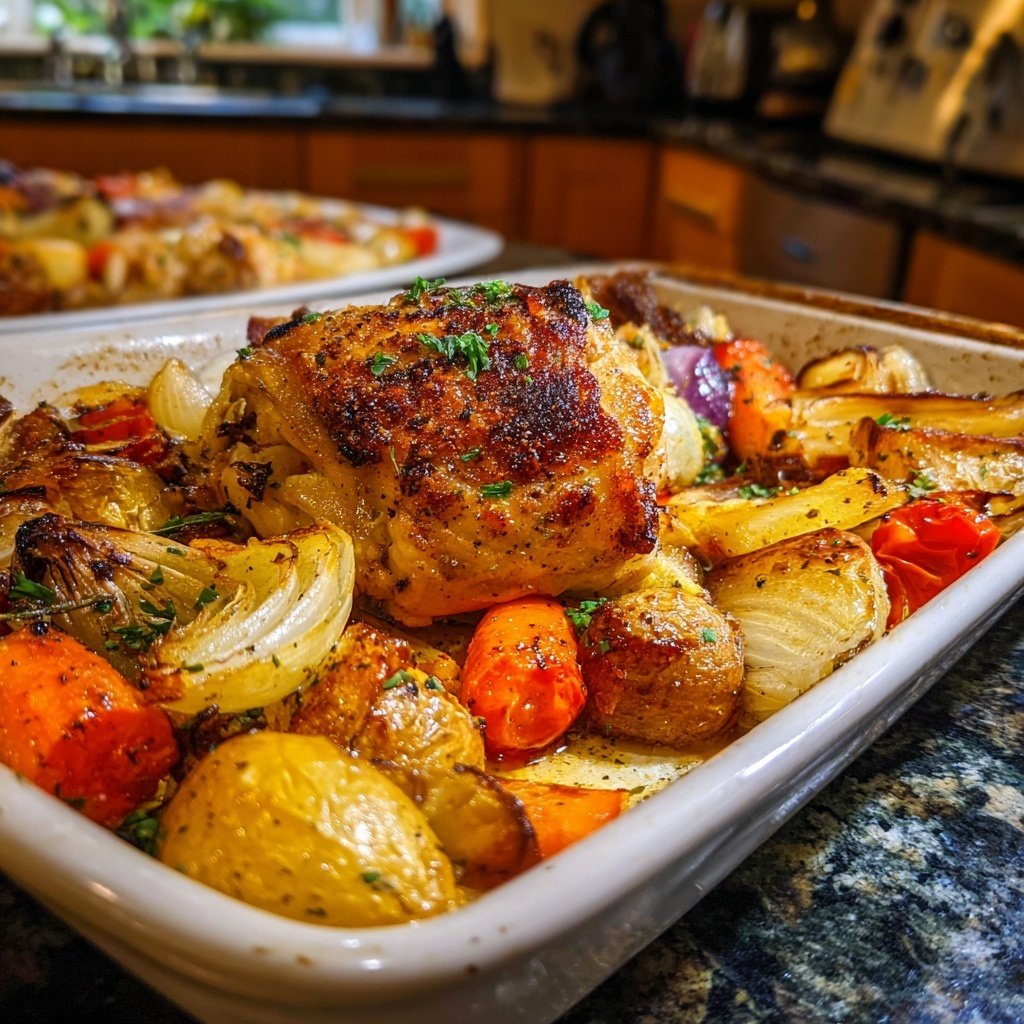 Easy Sheet Pan Dinner With Chicken