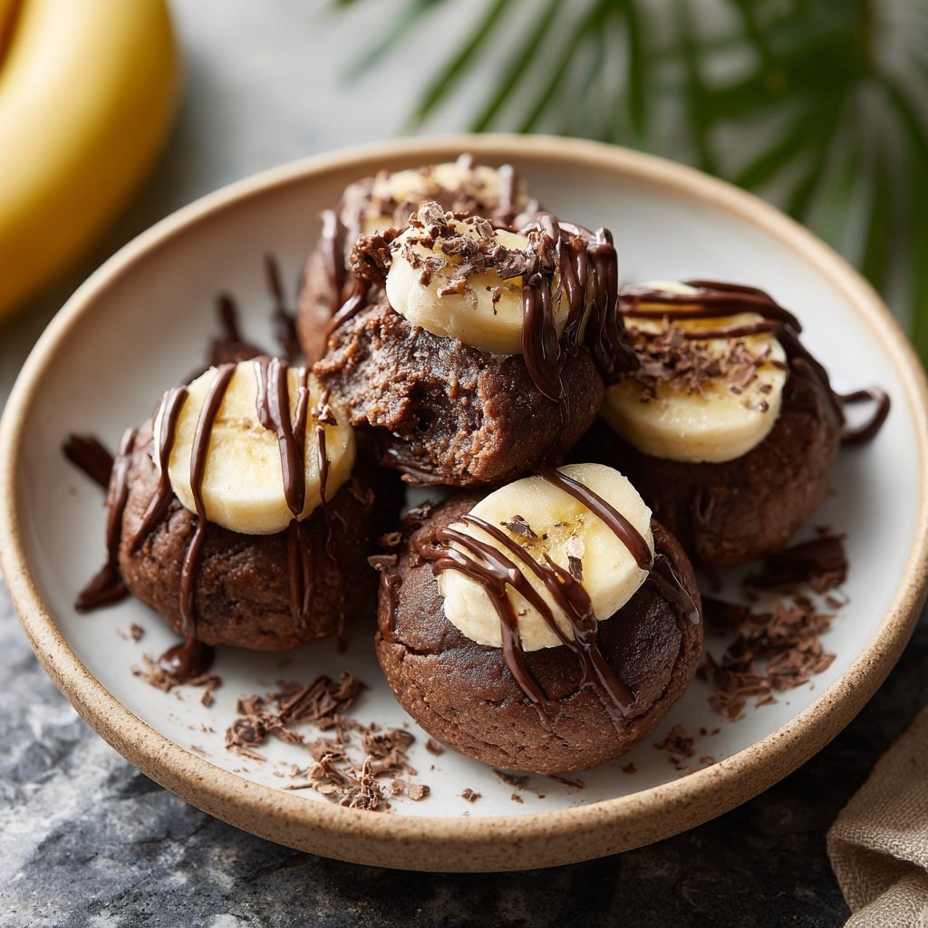 Chocolate Banana Snack Bites