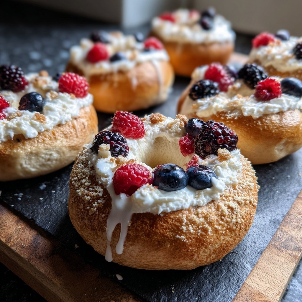 High Protein Greek Yogurt Bagels